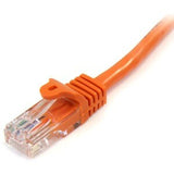 StarTech.com 1 m Orange Cat5e Snagless RJ45 UTP Patch Cable - 1m Patch Cord - Ethernet Patch Cable - RJ45 Male to Male Cat 5e Cable