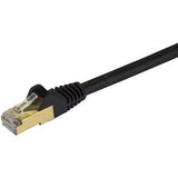 StarTech.com CAT6A PATCH CABLE - SHIELDED (STP) - 10 FT. BLACK