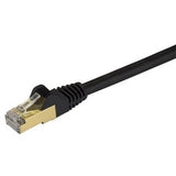 StarTech.com CAT6A PATCH CABLE - SHIELDED (STP) - 3 FT. BLACK