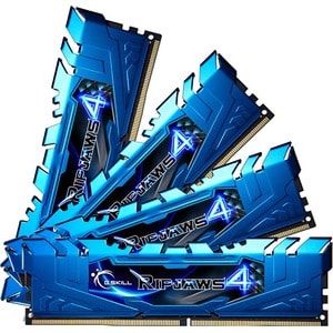 G.SKILL RIPJAWS 4 DDR4 2666 MHZ 32GB KIT 4X8GB 16-16-16-36 1.2V PC4-21300 BLUE