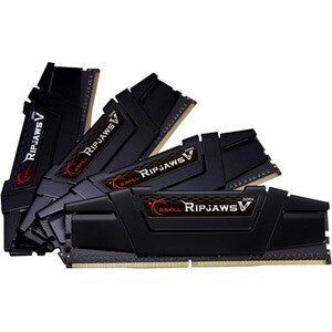 G.SKILL 32GB DUAL CHANNEL KIT (8GB X 4) PC4-27200/DDR4 3400MHZ 1.35V UNBUFFERED NON-ECC PERFORMANCE SERIES - RIPJAWSV BLACK