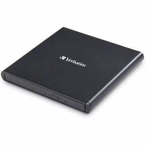 VERBATIM EXTERNAL SLIMLINE MOBILE CD/DVD WRITER USB 2.0 BLACK