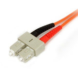 StarTech.com 2m Multimode 62.5/125 Duplex Fiber Patch Cable LC - SC