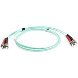 StarTech.com 1m 10 Gb Aqua Multimode 50/125 Duplex LSZH Fiber Patch Cable ST - ST