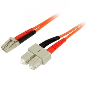 StarTech.com 2m Multimode 50/125 Duplex Fiber Patch Cable LC - SC