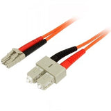 StarTech.com 2m Multimode 50/125 Duplex Fiber Patch Cable LC - SC