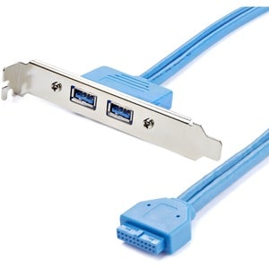 2 Port USB 3.0 A Female Slot Plate Adapter - USB 3.0 motherboard Adapter - USB 3 plate - USB 3.0 header Adapter