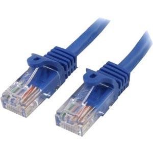 StarTech.com CAT5E PATCH CABLE WITH SNAGLESS RJ45 CONNECTORS - 5 M BLUE