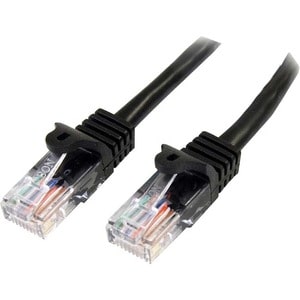 StarTech.com CAT5E PATCH CABLE WITH SNAGLESS RJ45 CONNECTORS - 5 M BLACK