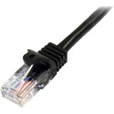 StarTech.com CAT5E PATCH CABLE WITH SNAGLESS RJ45 CONNECTORS - 5 M BLACK