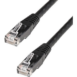 StarTech.com CAT6 PATCH CABLE WITH MOLDED RJ45 CONNECTORS - 15 FT. - BLACK