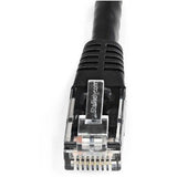 StarTech.com CAT6 PATCH CABLE WITH MOLDED RJ45 CONNECTORS - 6 FT. - BLACK