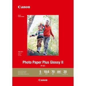CANON PP301A4 20 SHEETS A4 265 GSM PHOTO PAPER PLUS GLOSSY II
