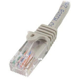 StarTech.com 0.5m Gray Cat5e Ethernet Patch Cable with Snagless RJ45 Connectors