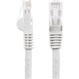 StarTech.com 0.5m White Cat6 Ethernet Patch Cable with Snagless RJ45 Connectors