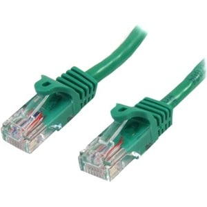 StarTech.com 5m Green Cat5e Ethernet Patch Cable with Snagless RJ45 Connectors