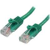 StarTech.com 5m Green Cat5e Ethernet Patch Cable with Snagless RJ45 Connectors