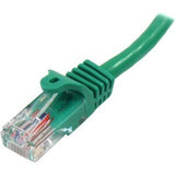 StarTech.com 5m Green Cat5e Ethernet Patch Cable with Snagless RJ45 Connectors