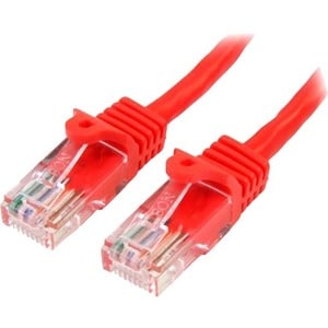 StarTech.com 5m Red Cat5e Ethernet Patch Cable with Snagless RJ45 Connectors