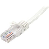 StarTech.com 5m White Cat5e Ethernet Patch Cable with Snagless RJ45 Connectors