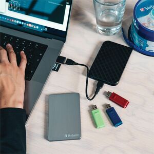 VERBATIM 2.5IN USB 3.0 STORE'N'GO HDD GRID DESIGN 2TB - BLACK