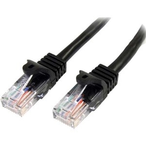 StarTech.com 7m Black Cat5e Ethernet Patch Cable with Snagless RJ45 Connectors