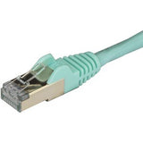 StarTech.com 1m Aqua Cat6a Ethernet Cable - STP