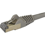 StarTech.com 2m Gray Cat6a Ethernet Cable - STP