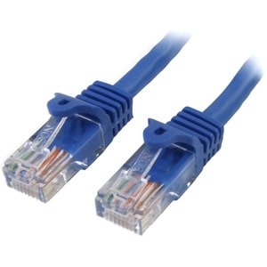 StarTech.com 10m Blue Cat5e Ethernet Patch Cable with Snagless RJ45 Connectors