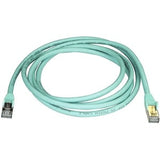 StarTech.com 2m Aqua Cat6a Ethernet Cable - STP