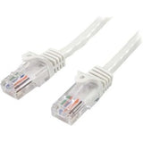 StarTech.com 10m White Cat5e Ethernet Patch Cable with Snagless RJ45 Connectors