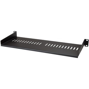 StarTech.com Vented 1U Rack Shelf - 7 in. Deep - 1U Vented Rack Shelf - Add a sturdy 1U vented rack shelf into almost any server rack or cabinet