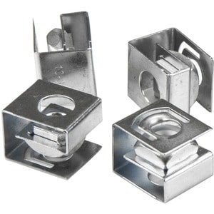 StarTech.com SERVER RACK SCREWS AND CLIP NUTS - 10-32 RACK MOUNT SCREWS AND SLIDE-ON CAGE NUTS - 50 PACK - MOUNT SERVER NETWORKING AND A/V EQUIPMENT WITH THESE HIGH QUALITY CLIP NUTS SCREWS