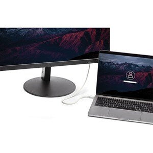 StarTech.com 0.5m Thunderbolt 3 Cable - 40Gbps - White - Thunderbolt USB-C and DisplayPort Compatible