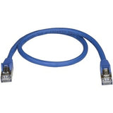 StarTech.com 0.5m Blue Cat6a Ethernet Cable - STP