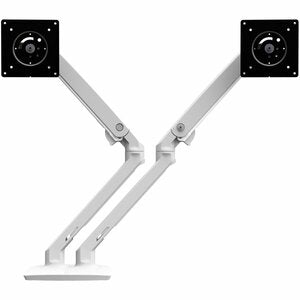 ERGOTRON MXV DESK DUAL MONITOR ARM (WHITE)