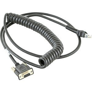 CABLE - RS232: DB9 FEMALE CONNECTOR 9FT (2.8M) COILED POWER PIN 9