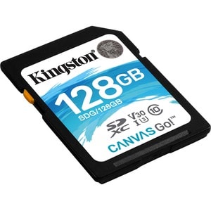 KINGSTON 128GB SDXC CANVAS GO 90R/45W CL10 U3 V30