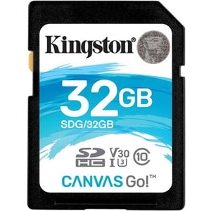 KINGSTON 32GB SDHC CANVAS GO 90R/45W