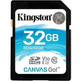 KINGSTON 32GB SDHC CANVAS GO 90R/45W