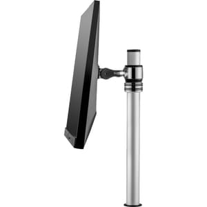 ATDEC SHORT ARM MONITOR DESK MOUNT - FLAT AND CURVED MONITORS UP TO 32IN - VESA 75X75 100X100 - 360DEG OR 90DEG LIMITED ARM ROTATION - QUICK DISPLAY RELEASE TILT PAN LANDSCAPE/PORTRAIT