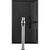 ATDEC SHORT ARM MONITOR DESK MOUNT - FLAT AND CURVED MONITORS UP TO 32IN - VESA 75X75 100X100 - 360DEG OR 90DEG LIMITED ARM ROTATION - QUICK DISPLAY RELEASE TILT PAN LANDSCAPE/PORTRAIT