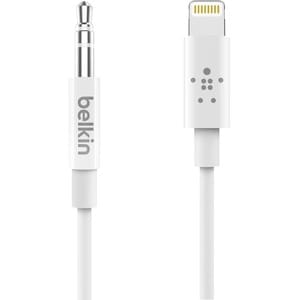 BELKIN LIGHTNING TO 3.5MM AUDIO CABLE 3.5MM - 90CM - WHITE
