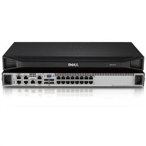 DELL DMPU2016-G01 16-PORT REMOTE KVM SWITCH WITH 2 REMOTE USERS 1 LOCAL USER DUAL POWER SUPPLY