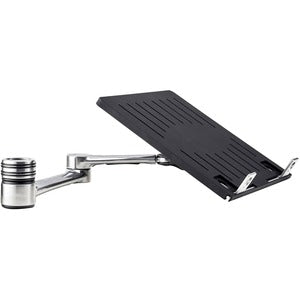 ATDEC NOTEBOOK ARM ACCESSORY - SILVER - 360DEGREE POLE ROTATION - QUICK DISPLAY RELEASE - TOOL-LESS HEIGHT ADJUSTMENT - NON-SLIP VENTILATED BASE
