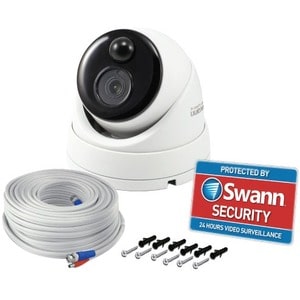 SWANN 1080P WHITE DOME CAMERA WITH PIR MOTION SENSOR
