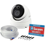 SWANN 1080P WHITE DOME CAMERA WITH PIR MOTION SENSOR