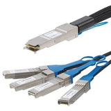 StarTech.com 3m QSFP+ Breakout Cable - QSFP+ to 4 SFP+ - QSFP to SFP+ Breakout Cable - 40G DAC Cable - Passive Twinax