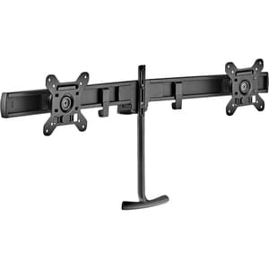 ATDEC AWM DUAL MONITOR RAIL - BLACK - BUILT-IN ARM ROTATION LIMITER - QUICK DISPLAY RELEASE - VISUAL SPRING TENSION GAUGE - TOOL-FREE ADJ MONITOR HEIGHT TILT PAN - ADVANCED CABLE MANAGEMENT