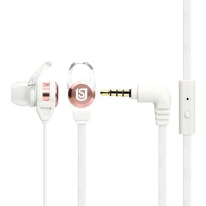 IN EAR HEADPHONES WHITE/ ROSE GOLD